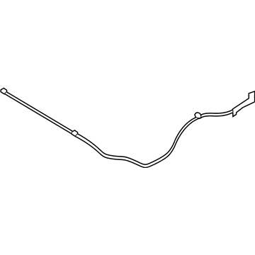 Ford Hood Cable - 8C2Z-16916-A