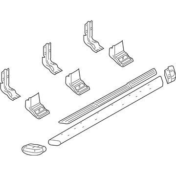 Ford 4C3Z-16451-CAA Step Bar Assembly