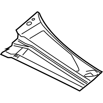 Ford BC3Z-25022A68-AA Cowl Grille, Passenger Side