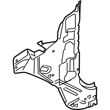 Ford BC3Z-2502038-A Side Panel, Passenger Side