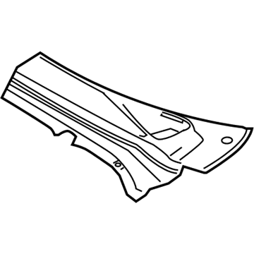 Ford BC3Z-25022A69-AA Cowl Grille, Driver Side