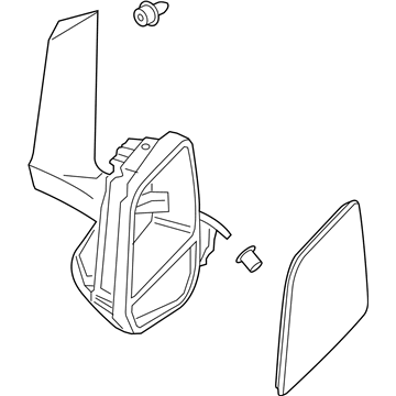 Ford DT1Z-17682-U Mirror Assembly