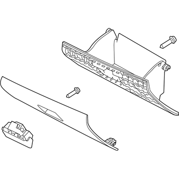 Lincoln Glove Box - AH6Z-54060T10-AB
