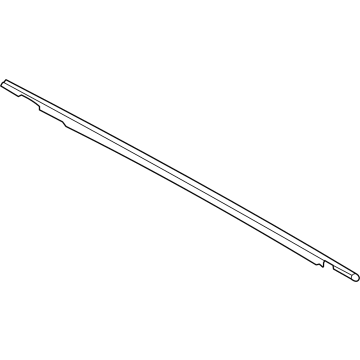 Ford LJ7Z-7825860-E Belt Molding, Front Outer Passenger Side
