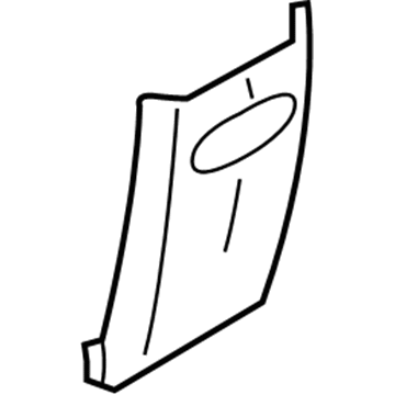 Mercury Montego Center Console Base - 5F9Z-74045E24-BAD