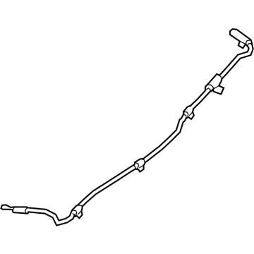 Ford HC3Z-17A605-C Upper Hose, Front