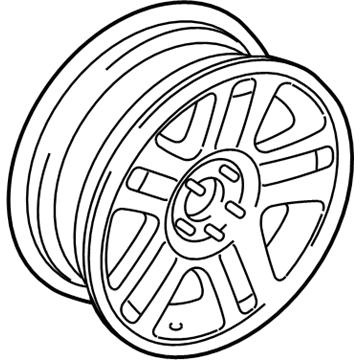 Ford 6L2Z-1015-A Wheel, Alloy