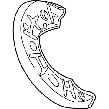 Mercury Mountaineer Brake Backing Plate - F57Z-2K004-AA