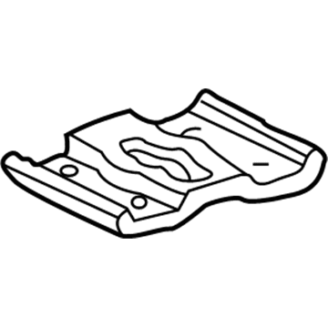 1993 Ford F-150 Leaf Spring Plate - E2TZ-5796-D