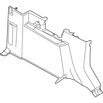 Ford M2DZ-7831013-DA Quarter Trim Panel