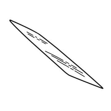 Ford 3S4Z-61500A18-AA Sunroof Glass