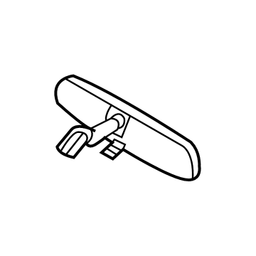 Ford LU5Z-17700-D Mirror Inside, Rear Inner