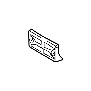 Ford JR3Z-17A385-AA License Bracket, Front
