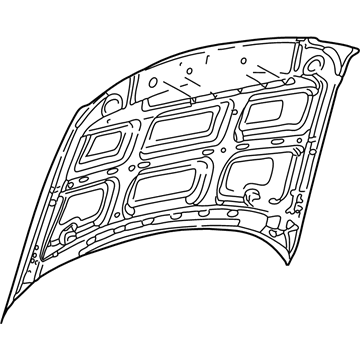 Mercury Hood - 1L2Z-16612-BA