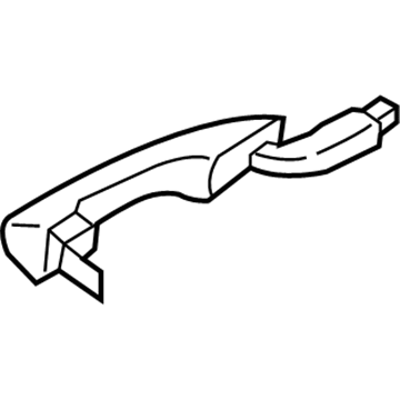 Lincoln MKX Door Handle - GA1Z-5426604-ABPTM