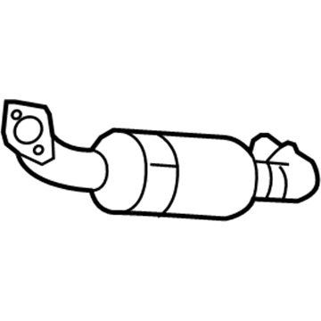 Ford AL3Z-5E212-D Catalytic Converter, Driver Side