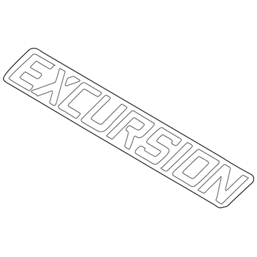 Ford Excursion Emblem - YC3Z-16721-AB