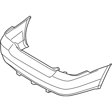 Ford Bumper - 8G1Z-17K835-CAPTM