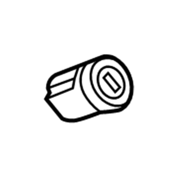 Ford AU5Z-11582-B Ignition Lock Cylinder, Front