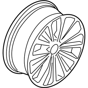 Lincoln FL7Z-1007-C Wheel, Alloy