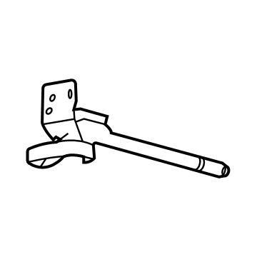 Ford LX6Z-17A954-B Tow Hook, Front Passenger Side