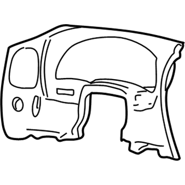 Ford 1L5Z35044D70AAA Cluster Trim