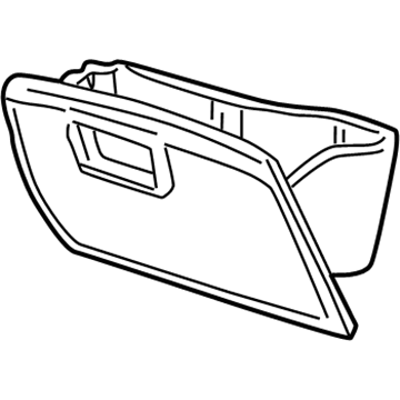 Ford F87Z-1006024-AAA Glove Box Door