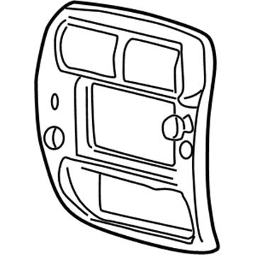 Ford 4L2Z-3504302-VAC Center Bezel