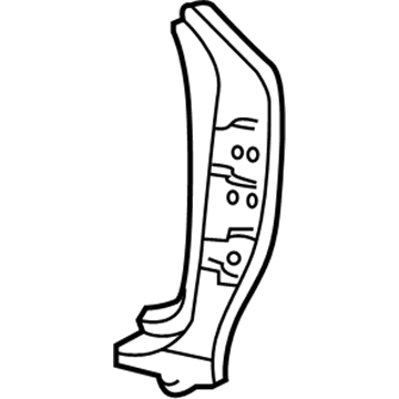 Ford XF2Z-1622842-AA Hinge Pillar Reinforcement, Passenger Side