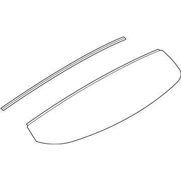 Ford BB5Z-7844210-APTM Spoiler, Rear