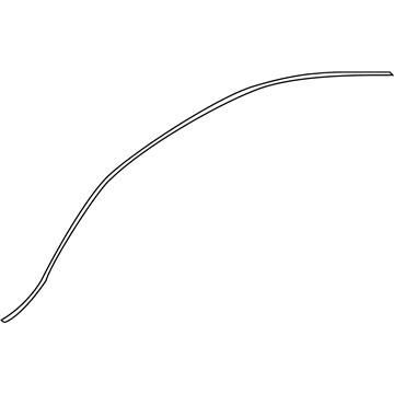 Ford 8A5Z-5451728-A Roof Molding, Passenger Side
