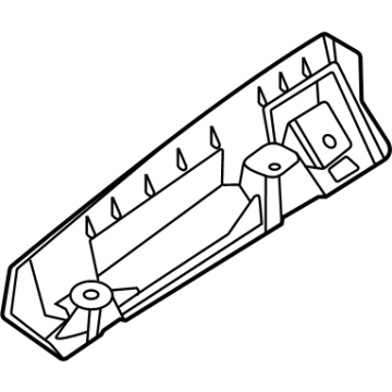Ford MK4Z-6152166-A Front Headliner Side Bracket, Passenger Side