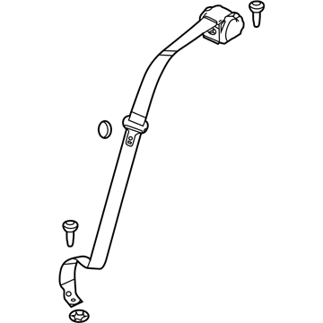 Mercury Sable Seat Belt - BG1Z-54611B69-AC