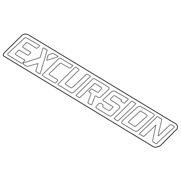 Ford Excursion Emblem - YC3Z-7842528-AA
