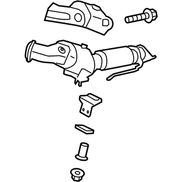 Ford Fusion Catalytic Converter - DG9Z-5E212-D