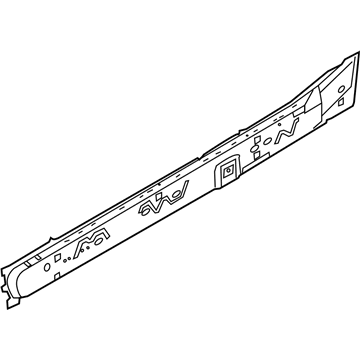 Ford 8S4Z-5410114-A Floor Side Rail, Passenger Side