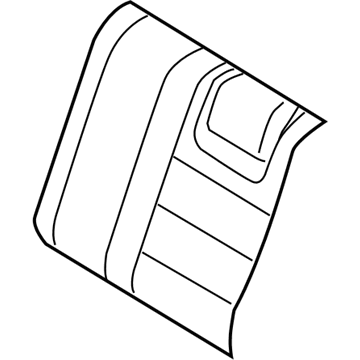 Lincoln 6H6Z-5466600-BA Seat Back Cover
