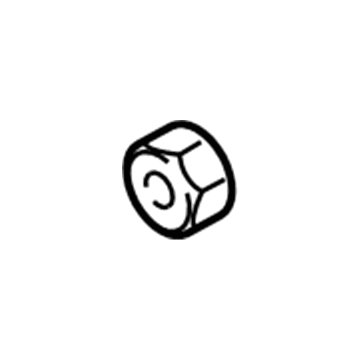 Mercury -W707502-S439 Absorber Nut