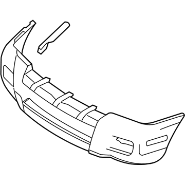 Mercury 6L9Z-17D957-DAPTM Bumper Cover