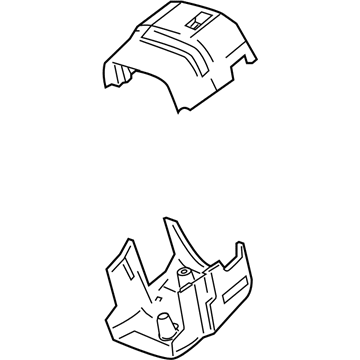 Mercury Steering Column Cover - 5W1Z-3530-BAA