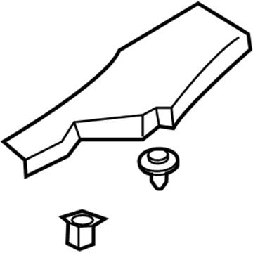 Ford DS7Z-5413228-AD Rear Sill Plate, Passenger Side