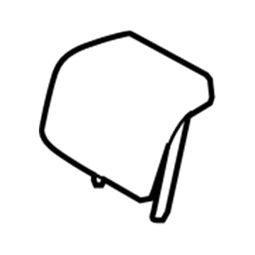 Ford AE5Z-54611A08-CD Headrest, Charcoal Black, Front