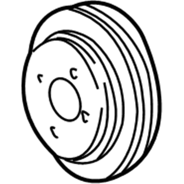 Mercury Water Pump Pulley - F2AZ8509A