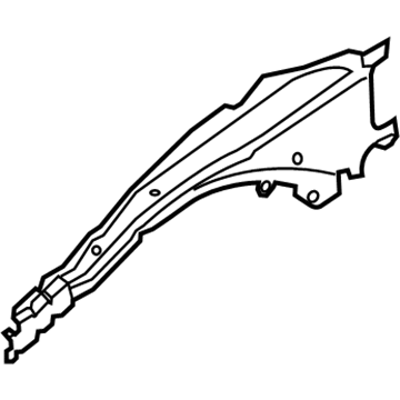 Ford CP9Z-16184-B Upper Rail