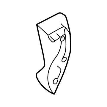 Ford M2DZ-17F774-CC End Cap, Passenger Side