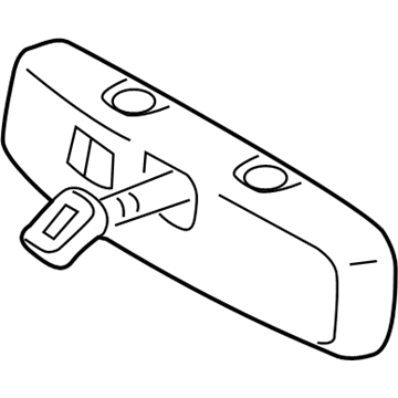 Ford 6U5Z-17700-B Mirror Inside