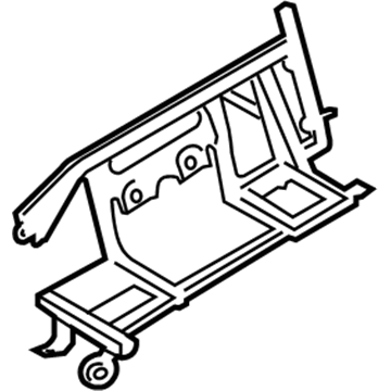 Ford DG9Z-10A666-A Side Support, Passenger Side