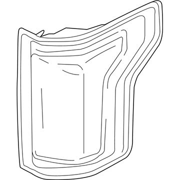 Ford HL3Z-13404-H Tail Lamp Assembly, Rear Passenger Side