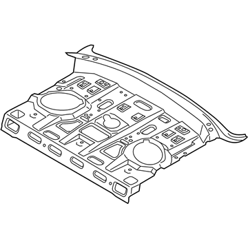 Ford KS7Z-5446506-A Package Tray, Rear