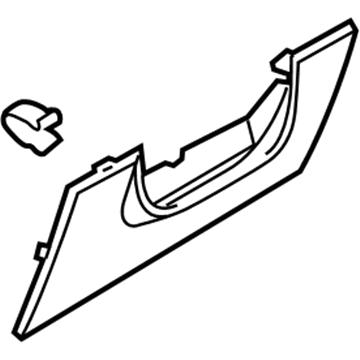 Ford BC3Z-2504459-AC Closure Panel, Steel Gray
